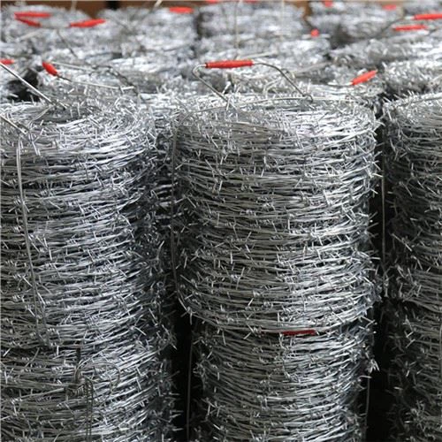 Sârmă ghimpată în partea de sus a gardului